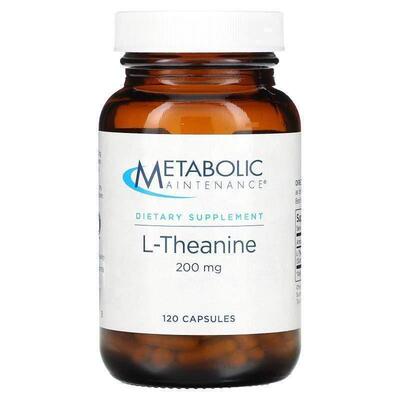 Metabolic Maintenance,L-茶氨酸，200 毫克，120 粒胶囊