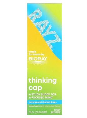Bioray,Rayz思考帽自然护理草本滴剂柠檬59 毫升