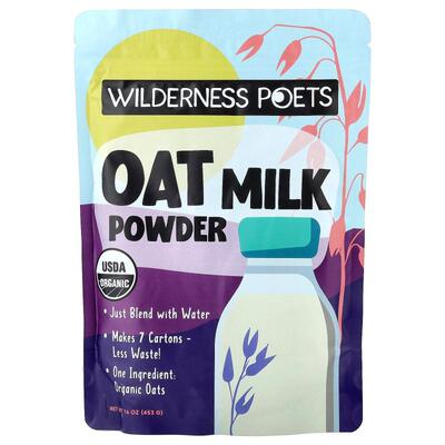 Wilderness Poets LLC,Organic Oat Milk Powder, 16 oz (453 g)