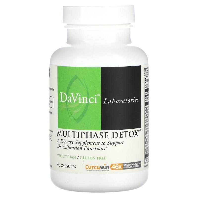 DaVinci Laboratories of Vermont,Multiphase Detox, 90 Capsule
