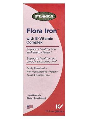 Flora,含维生素 B 铁 + 草本复合物，7.7 液量盎司（228 毫升）