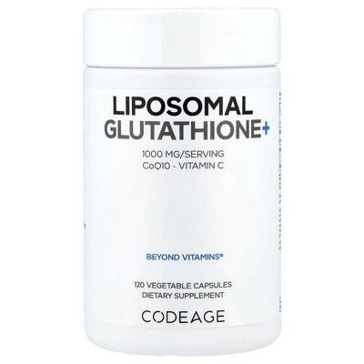 Codeage,Liposomal Glutathione+, 120 Vegetable Capsules