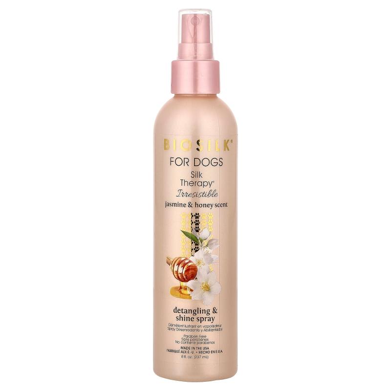Biosilk,Silk Therapy®, Detangling & Shine Spray, For Dogs, J