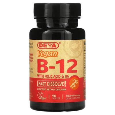 Deva 维生素B12片 含维生素B6和叶酸