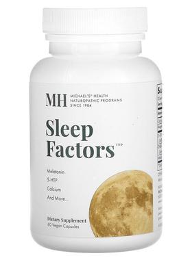 Michael's Naturopathic,Sleep Factors, 60 Vegan Capsules