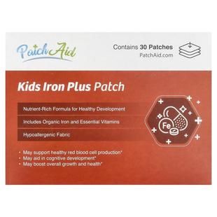 PatchAid,Kids Iron Plus Patch, 30 Patches
