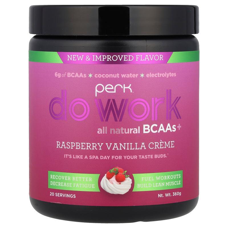Perk Energy,Do Work，全天然支链氨基酸+，树莓香草奶油味，360