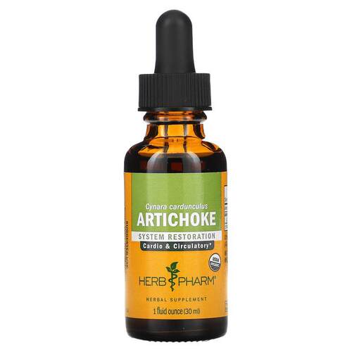 HerbPharm全叶朝鲜蓟，循环系统正常的胆固醇