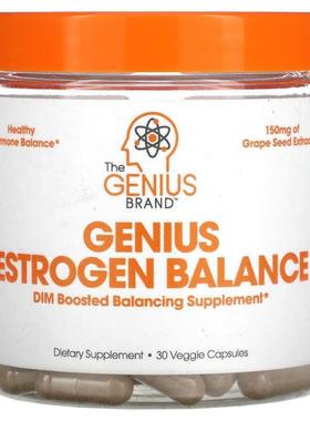 The Genius Brand,Genius Estrogen Balance，30 粒素食胶囊