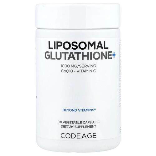 Codeage,Liposomal Glutathione+, 120 Vegetable Capsules