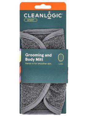 Clean Logic,运动系列，美容和美体手套，灰色，1 件