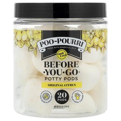 Poo-Pourri,Before-You-Go® Potty Pods, Original Citrus, 20 Po