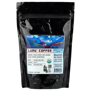 Pure Ground Roast Coffee Dark Luru™ Foods Indian Medium