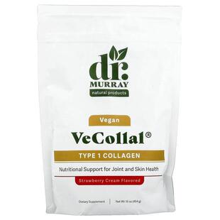 Dr. Murray's,VeCollal®, Vegan Type 1 Collagen, Strawberry Cr