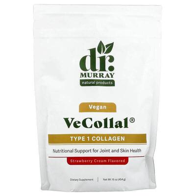 Dr. Murray's,VeCollal®, Vegan Type 1 Collagen, Strawberry Cr