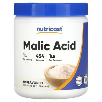 Nutricost,Malic Acid, Unflavored, 16 oz (454 g)
