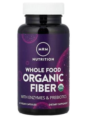 MRM Nutrition,Whole Food Organic Fiber, 60 Vegan Capsules