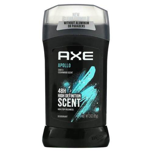 Axe,Apollo，净味剂，鼠尾草和雪松香，3 盎司（85 克）