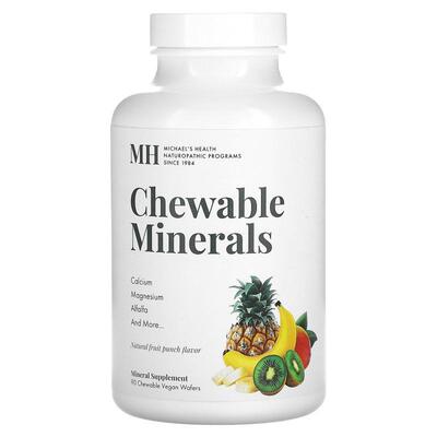 Michael's Naturopathic,Chewable Minerals, Natural Fruit Punc