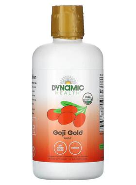 Dynamic Health,Certified Organic Goji Gold, 全 Juice, 32 fl