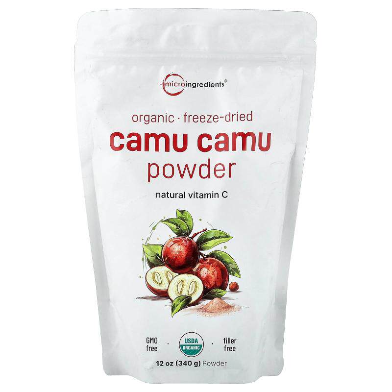 Micro Ingredients,Organic Camu Camu Powder, Freeze-Dried, 12