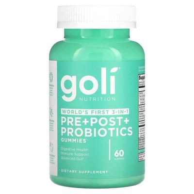 Goli Nutrition,益生元 + 益生素 + 益生菌、60 粒软糖