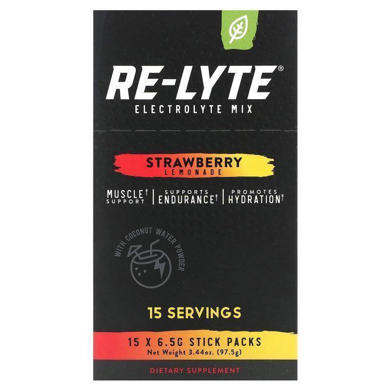 Redmond Trading Company,Re-Lyte, Electrolyte Mix, Strawberry