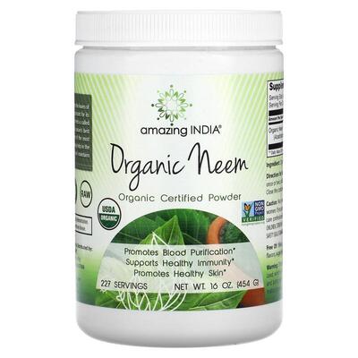 Amazing India,Organic Neem, 16 oz (454 g)