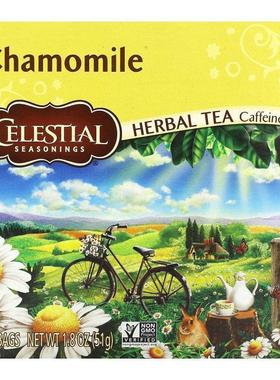 斯乐,Herbal Tea, Chamomile, Caffeine Free, 40 Tea Bags 1.8 o