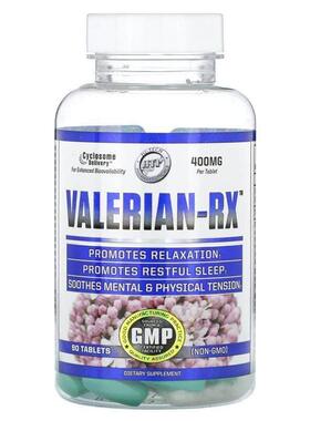 Hi Tech Pharmaceuticals,缬草rx， 400毫克，90片
