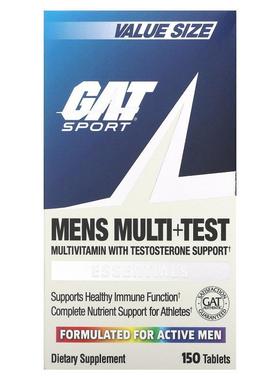 GAT,男士复合+睾酮，150 片