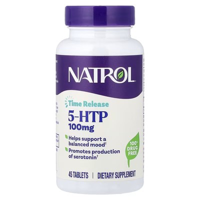 Natrol,5-HTP缓释极大强度200毫克，30片