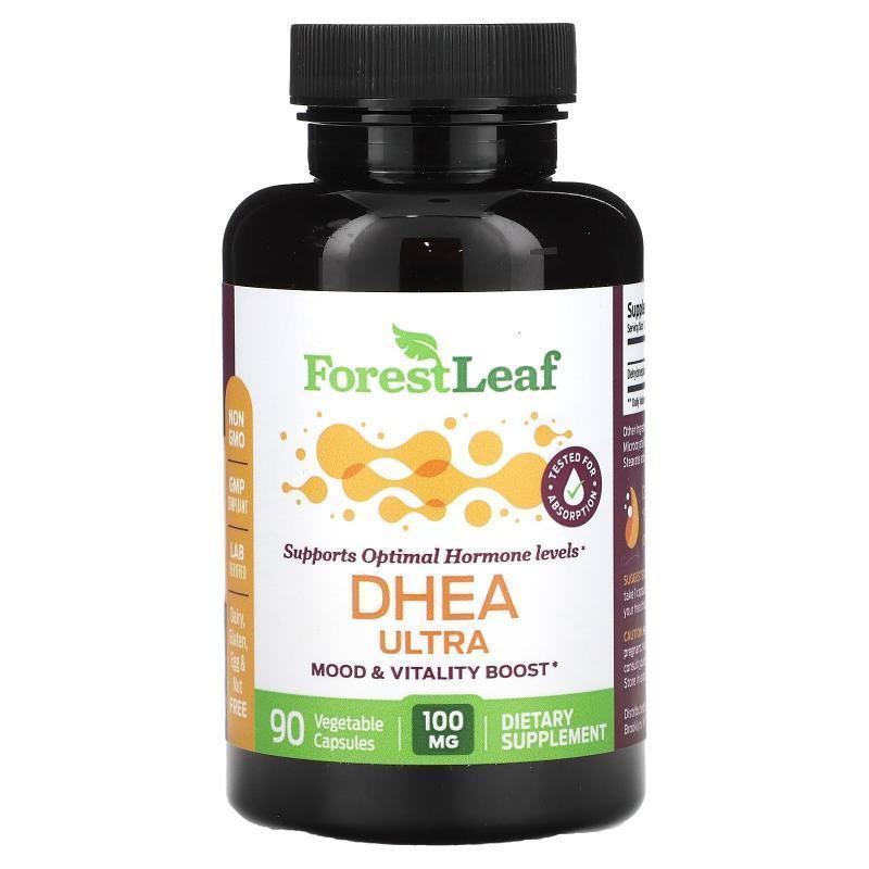 Forest Leaf,DHEA Ultra , 100 mg , 90 Vegetable Capsules
