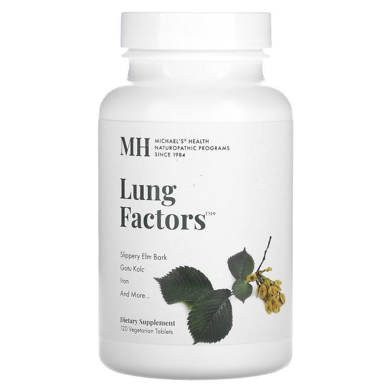 Michael's Naturopathic,Lung Factors, 120 Vegetarian Tablets