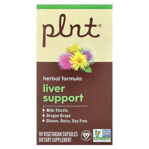 Plnt,肝脏支持，90 粒素食胶囊