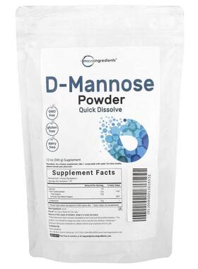Micro Ingredients,D-Mannose Powder, 12 oz (340 g)