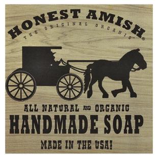 Honest Amish,优质手工块皂，薰衣花草和丁香香，1 块