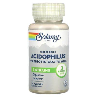 Solaray,Freeze Dried Acidophilus + Prebiotic Goat's Milk, 3