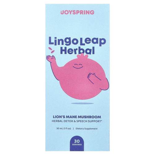 JoySpring,Lingo Leap Herbal, Lion's Mane Mushroom, 1 fl oz (