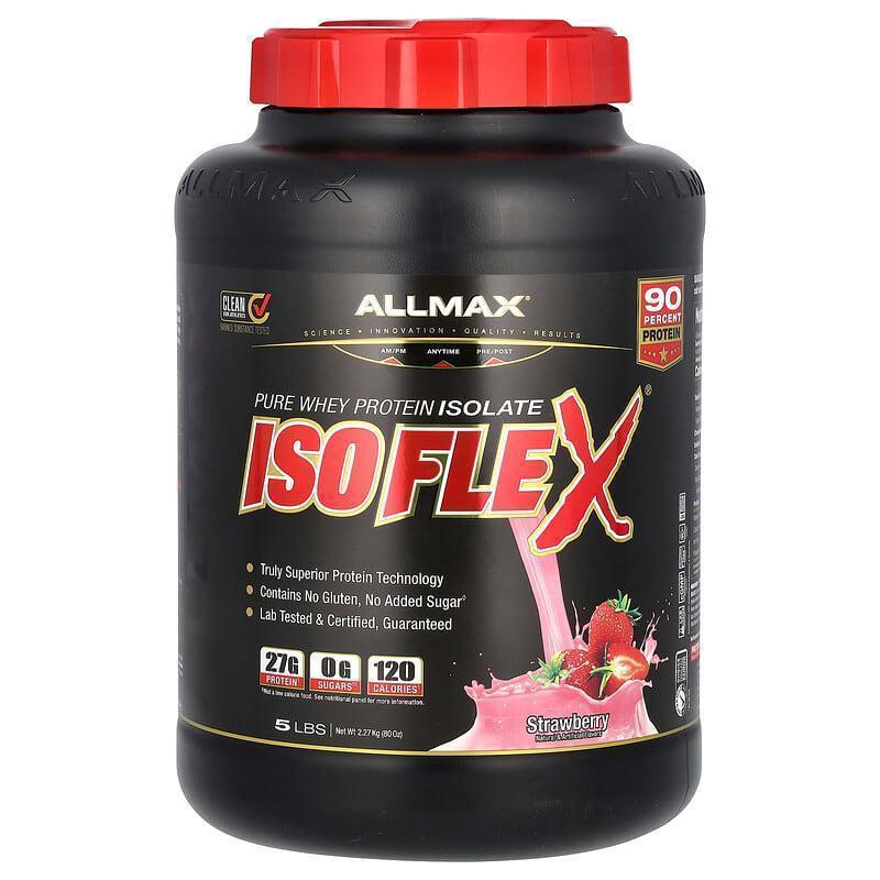 ALLMAX天然分离乳清蛋白粉纯乳清蛋白质粉增肌粉瘦人运动