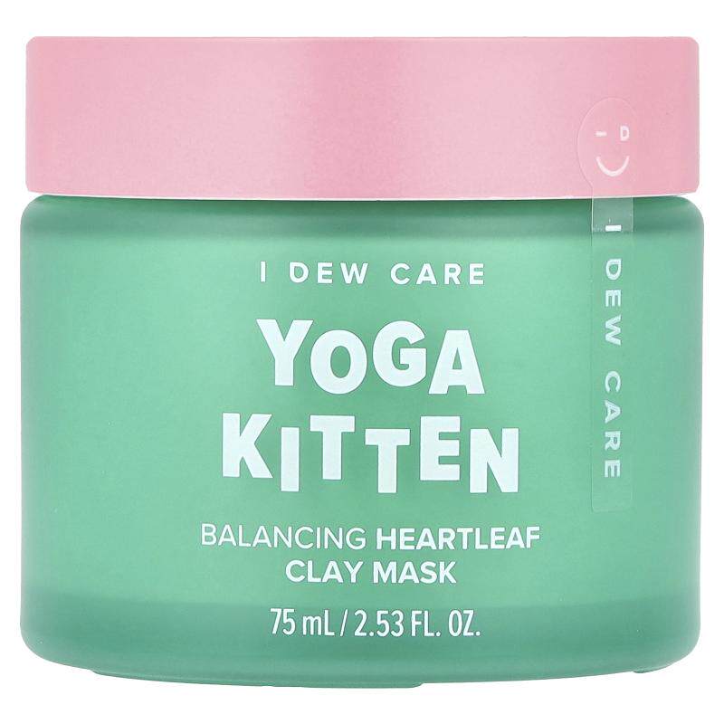 I Dew Care,Yoga Kitten，平衡爽肤鱼腥草粘土美容面膜，2.53 盎7