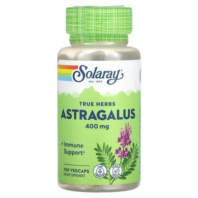 Solaray,True Herbs, Astragalus, 400 mg , 100 VegCaps