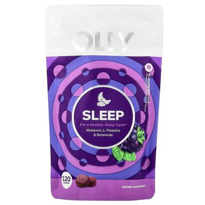 OLLY,Sleep Gummies, Blackberry Zen, 120 Gummies