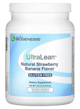 Nutra BioGenesis,UltraLean, Natural Strawberry Banana, 1 lb