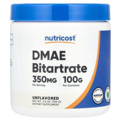Nutricost,DMAE Bitartrate, Unflavored, 3.6 oz (100 g)