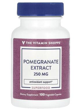 The Vitamin Shoppe,Pomegranate Extract, 250 mg, 100 Vegetabl