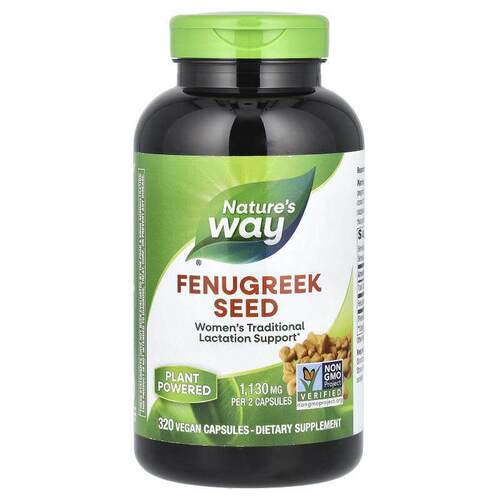 Nature'sWay然萃维胡芦巴籽素食胶囊草本补充剂
