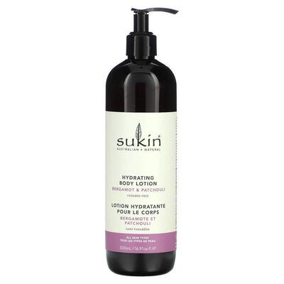 Sukin,Hydrating Body Lotion, Bergamot &amp;amp;amp; Patc