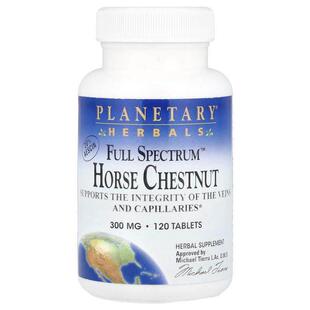 Planetary Herbals,全谱七叶树，300毫克，120片