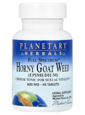 Planetary Herbals,Full Spectrum™ 淫羊藿，600 毫克，45 片